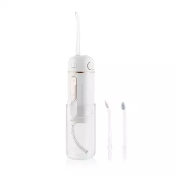 ETA Aqua Care Compact irrigador oral sem fios – 165 ml, branco, 2 jatos, IPX7, recarregável por USB