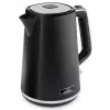 ETA Nora chaleira elétrica 1,7 l, 2200 W, preta, sem fios com base giratória 360°