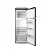Combinado frigorífico-congelador ETA Storio Retro Combi, 215 L total, 170 L frigorífico, 45 L congelador, livre instalação, preto, classe de eficiência energética E, 38 dB