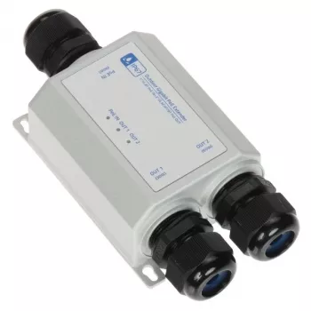 Extensor Ethernet + PoE SPT-POE/2-POE-1G-IP67 Gigabit PoE+ IP67