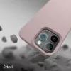 ETTERI capa de silicone Mag para iPhone 16 Pro 6,3 polegadas, rosa-claro