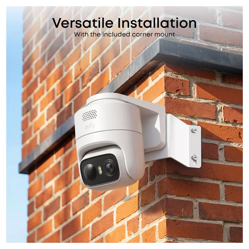 Câmara de Segurança Solar Sem Fios eufy eufyCam C36 solo 4K UHD, Branco