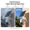 Câmara de Segurança Solar Sem Fios eufy eufyCam C36 solo 4K UHD, Branco
