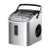 EUHOMY IM08 Máquina de gelo, 1,2 L, 12 kg (prateado)