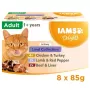 IAMS Delights Land Collection in Gravy comida húmida para gatos, 8 x 85 g