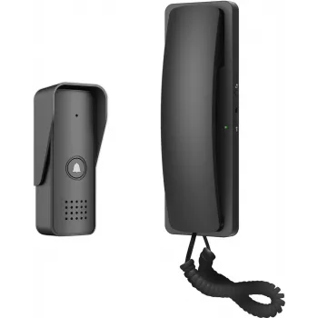 Intercomunicador áudio de 2 fios EURA ADP-24A3 preto
