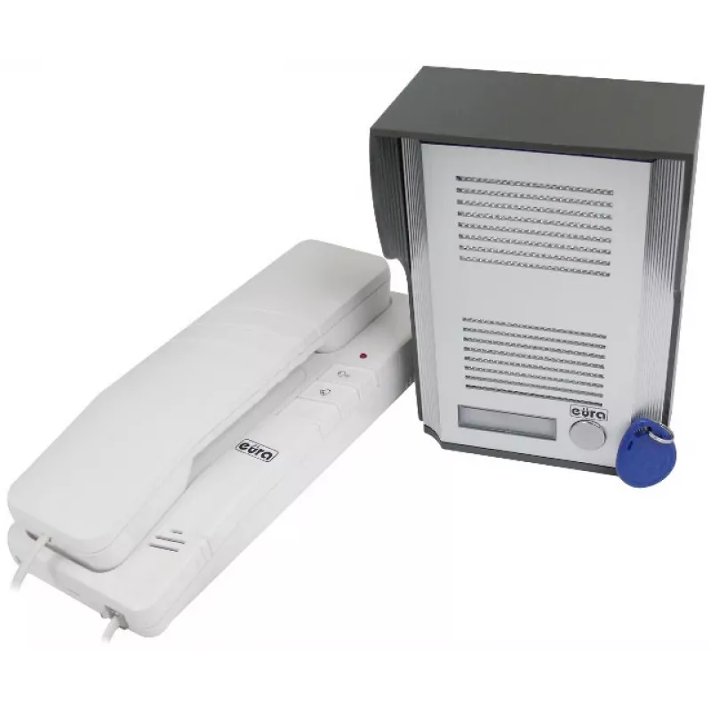 EURA ADP-41A3 sistema de intercomunicador áudio unifamiliar com leitor RFID (RL-3203ID)