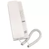 Intercomunicador áudio de porta EURA ADP-44A3 (RL-3203D) - 2 fios, moradia unifamiliar, unidade interior branca, painel exterior prateado