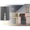 EURA ADP-51A3 DIFESA kit de porteiro eletrónico de áudio - 1 família, 2 monofones, intercomunicador, grafite