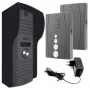EURA ADP-51A3 DIFESA kit de porteiro eletrónico de áudio - 1 família, 2 monofones, intercomunicador, grafite