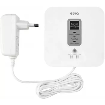 Detetor de monóxido de carbono e gás natural EURA CGD-50A2 2em1