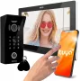 Videoporteiro Eura VDP-99C5, 7 polegadas TFT-LCD, WiFi, RFID, Tuya Smart, preto