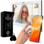 EURA VDP-99C5 Videoporteiro, ecrã tátil de 7 polegadas, WiFi, RFID, Tuya, branco