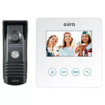 Videoporteiro EURA VDP-52A3ATIRA branco