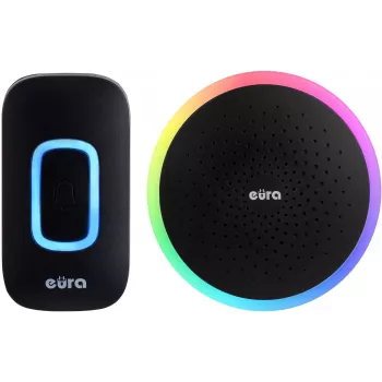 EURA WDP-42A3 Campainha Sem Fios - Preto
