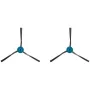 Eureka J15 Escovas Laterais x 2 unid. - Escovas de substituição de nylon de 3 braços para o robô aspirador J15