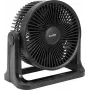 Ventilador mini silencioso EUROLITE AKKU AF-10 preto 23 cm Ø a bateria até 11,5 h