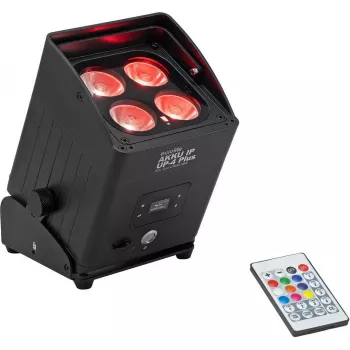 EUROLITE AKKU IP UP-4 Plus HCL Spot CRMX MK2 IP65 4x10W RGBWA/UV Bateria 13,5h