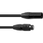 EUROLITE Cabo DMX SEC-1 IP65 3 pinos 20m preto para exterior
