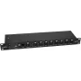 Splitter DMX EUROLITE DMX Split 8X 3 polos isolamento galvânico rack 19 polegadas 1HE