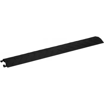 EUROLITE DRO-1 Protetor de cabos, preto, canal de 4 cm, carga máxima 2000 kg, 91,5 cm