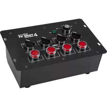 EUROLITE FX Shot Control 4 controlador de 4 canais para efeitos especiais confetes CO2