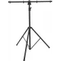 Tripé de iluminação EUROLITE LCK-1 com travessa, altura ajustável 140-250 cm, carga máxima 30 kg
