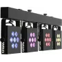 EUROLITE LED KLS-3002 MK2 conjunto de iluminação compacto AIR 4x spots RGBWA/UV DMX Wireless