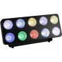 EUROLITE LED Pixel Matrix Panel 2x5 RGB/WW DMX iluminação de palco 10x12W 45°