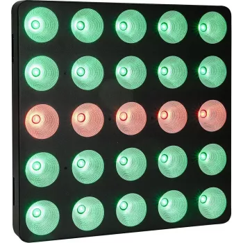 EUROLITE LED Pixel Matrix Panel 5x5 RGB/WW com controlo de píxeis e DMX