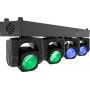 EUROLITE LED TMH Bar B240 Moving-Head Beam 4x 60W RGBW 2° Ângulo de projeção