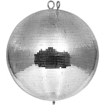EUROLITE Bola de espelhos 40 cm de diâmetro (facetas 5x5 mm) versão de segurança prateada