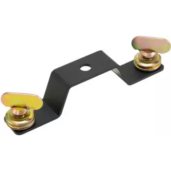 Suporte Omega EUROLITE 71 mm para montagem em treliças e tripés, aço pintado a pó preto, 2x parafusos M10 51786590