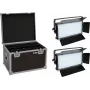 EUROLITE conjunto 2x LED PLL-480 QCL painel + mala 20000932