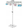 EUROLITE Conjunto LED KLS Laser Bar FX Luz branca + Suporte para altifalante BPS-2 branco 20000920
