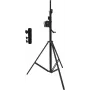Conjunto de tripé de manivela EUROLITE STT-400/85 com adaptador longo STV3529, certificado TÜV/GS, preto 20000328