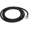 EUROLITE UAN-1 Adaptador universal para máquina de fumo com mangueira, saída de 40 mm, mangueira flexível de 1 m, preto 51702066
