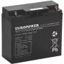 EUROPOWER Série EV Bateria AGM 12V 20Ah (C10) Deep Cycle VRLA