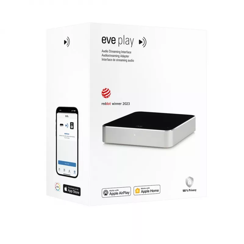 Eve Systems Eve Play Adaptador Ethernet/LAN Wi-Fi - prateado