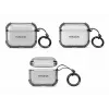 Evelatus Capa de proteção TPU para Apple AirPods 4 transparente preto