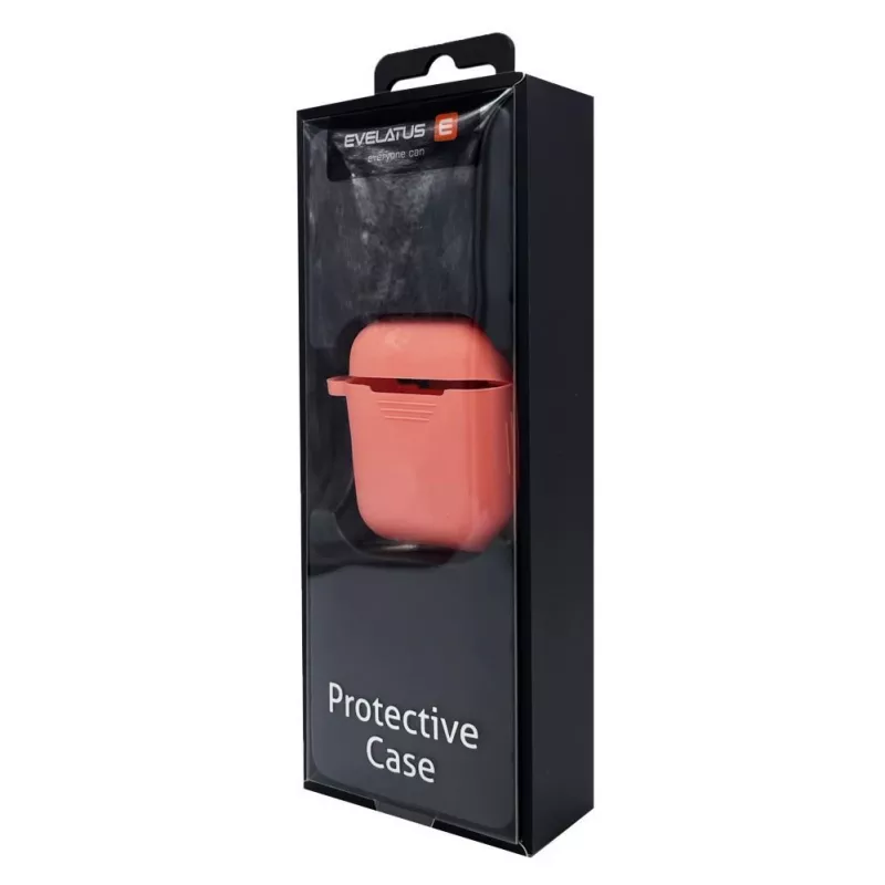 Capa Evelatus EAC04 para Apple AirPods, coral
