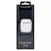 EVELATUS Capa para Apple AirPods EAC05 branca - capa protetora de silicone com mosquetão