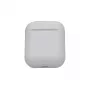 EVELATUS Capa para Apple AirPods EAC05 branca - capa protetora de silicone com mosquetão