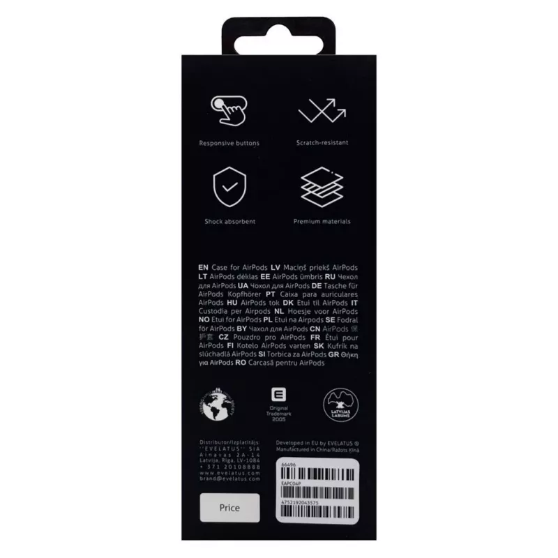 Evelatus Capa para Apple AirPods Pro EAC04 Rosa