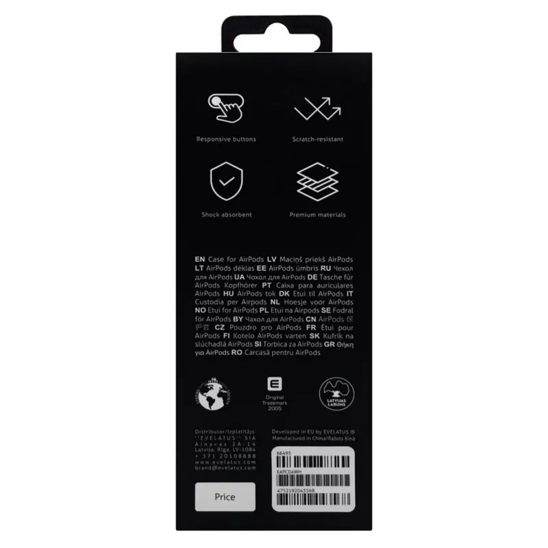 Evelatus Capa para Apple AirPods Pro EAC04 branca
