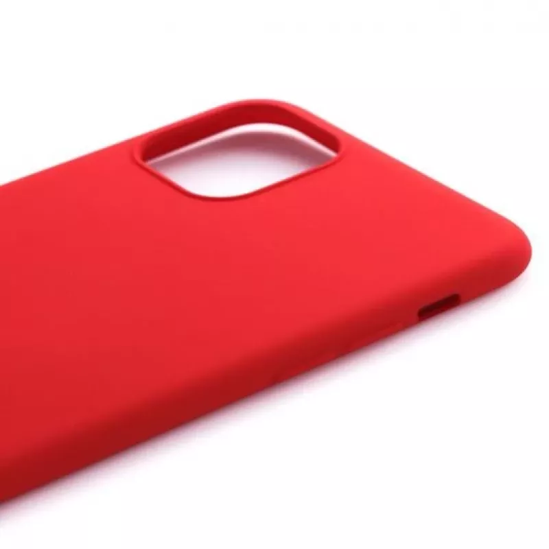 Capa de silicone nano Evelatus para Apple iPhone 11 Soft Touch TPU vermelha