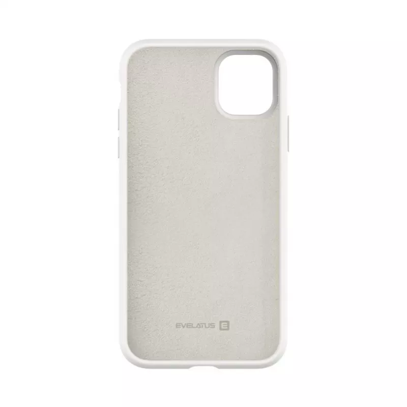 Evelatus Apple iPhone 11 capa de silicone Premium Soft Touch Branco