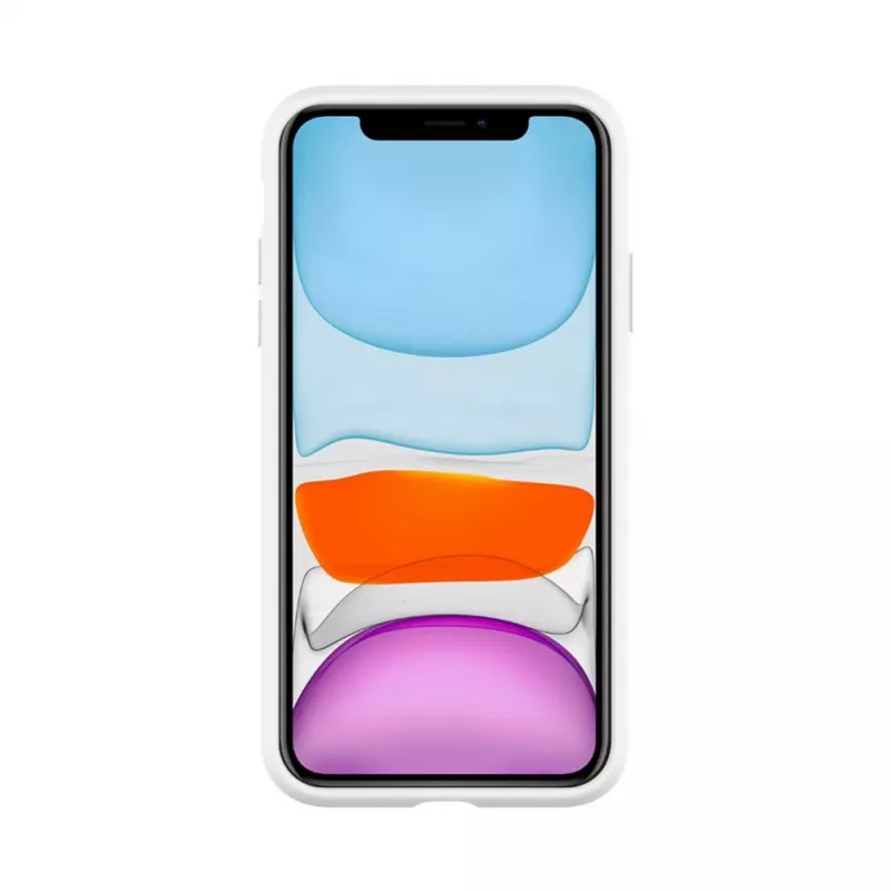 Evelatus Apple iPhone 11 capa de silicone Premium Soft Touch Branco