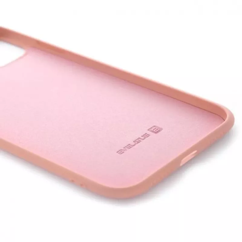Capa de silicone nano Evelatus para Apple iPhone 11 Pro Max Soft Touch TPU bege