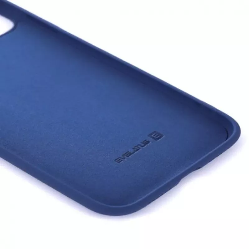 Evelatus Capa de silicone Nano Soft Touch TPU para Apple iPhone 11 Pro Max azul-escuro